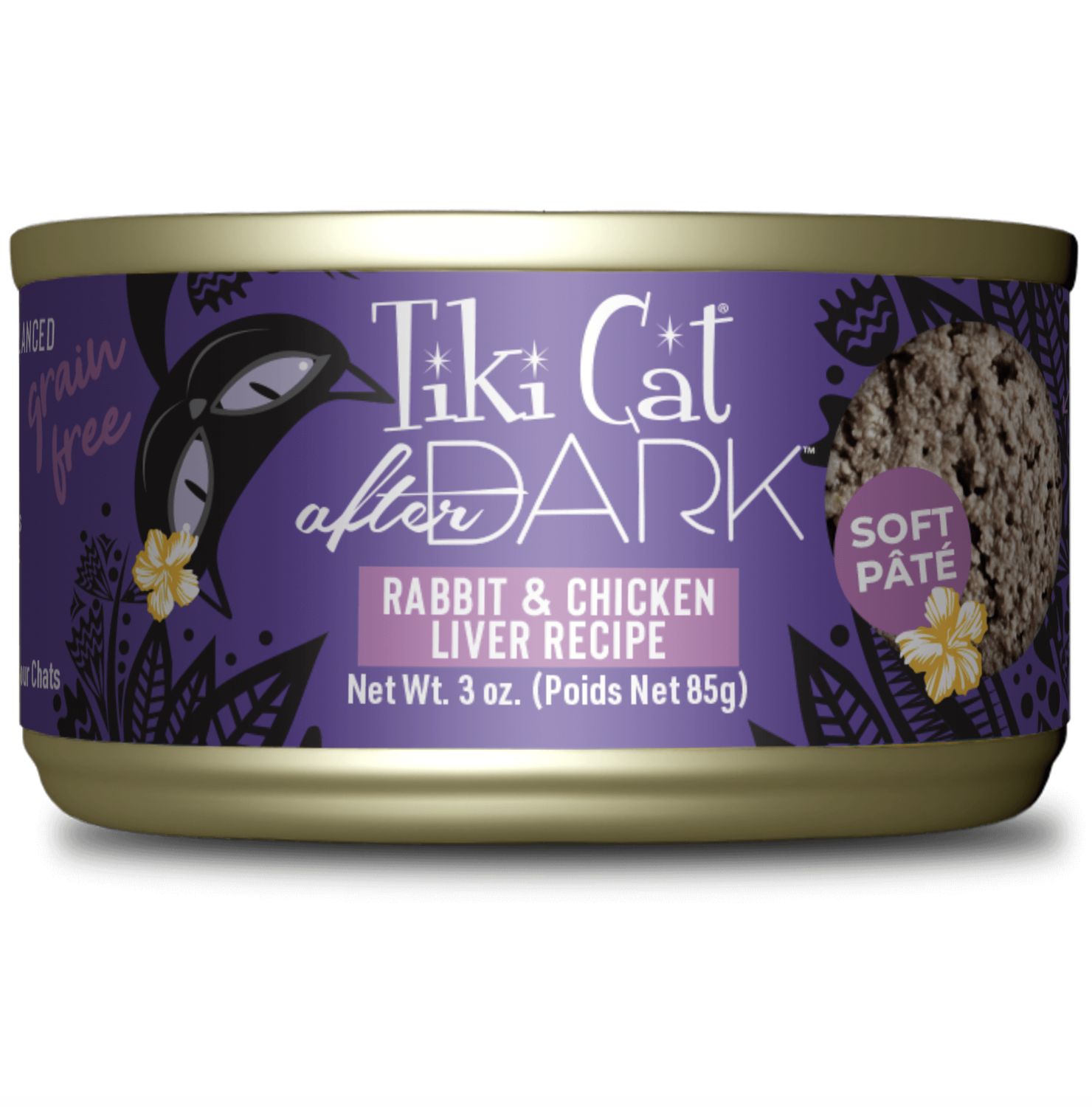 Tiki Cat After Dark Pate Rabbit &amp; Chicken Liver 3oz