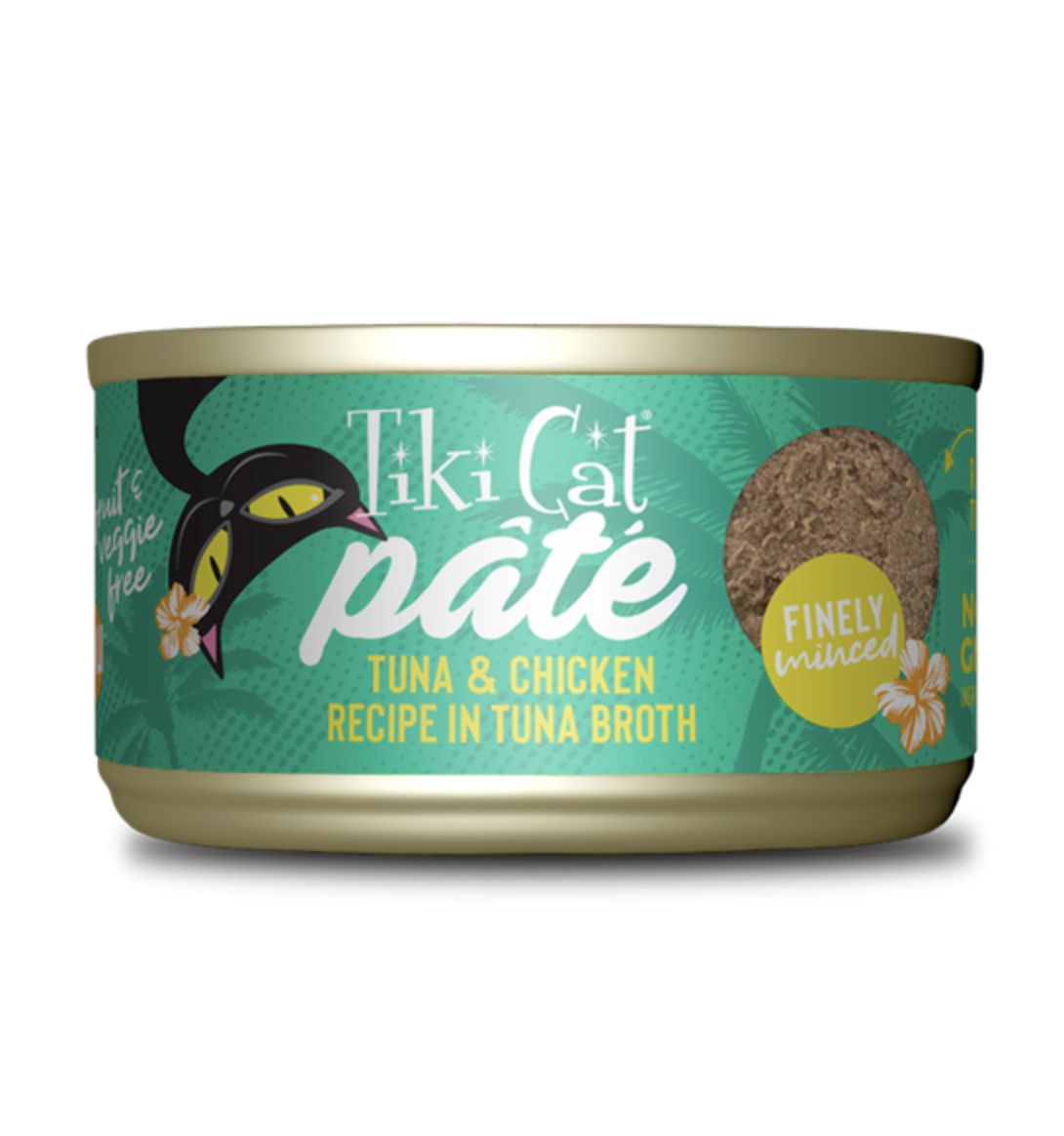 Tiki Cat Pate Tuna &amp; Chicken 2.8oz