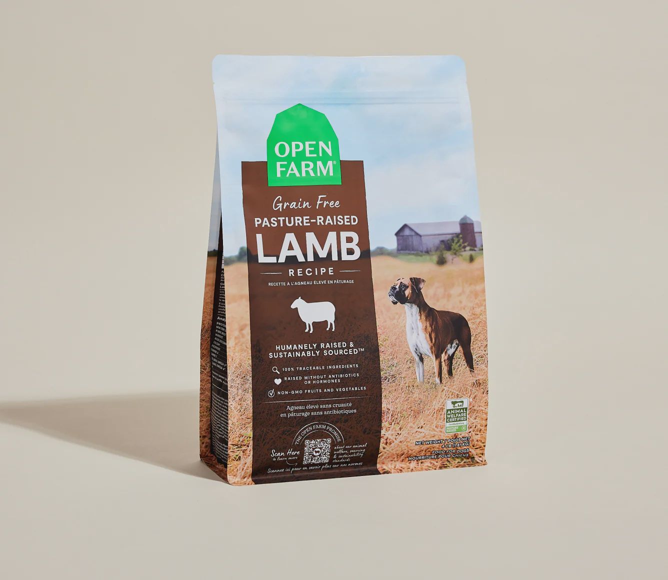Open Farm Dog Grain Free Lamb, Size: 4lb