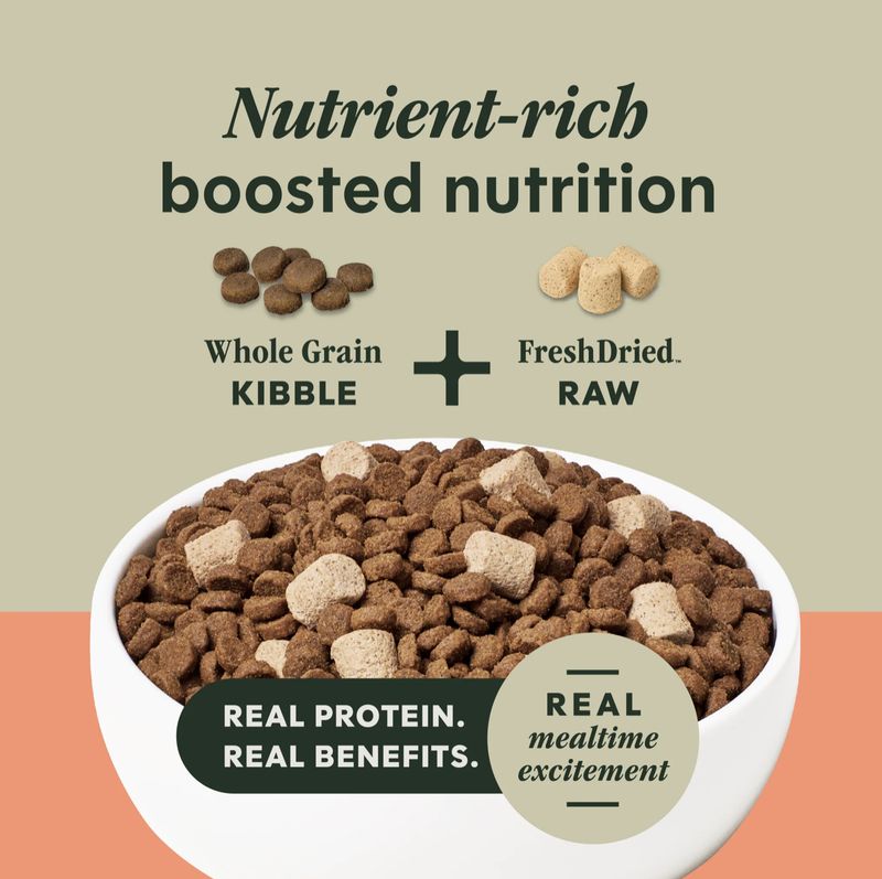 Instinct Dog RawBoost+ Whole Grain Salmon &amp; Brown Rice Kibble