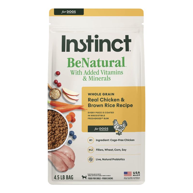 Instinct Dog BeNatural Kibble Real Chicken &amp; Brown Rice