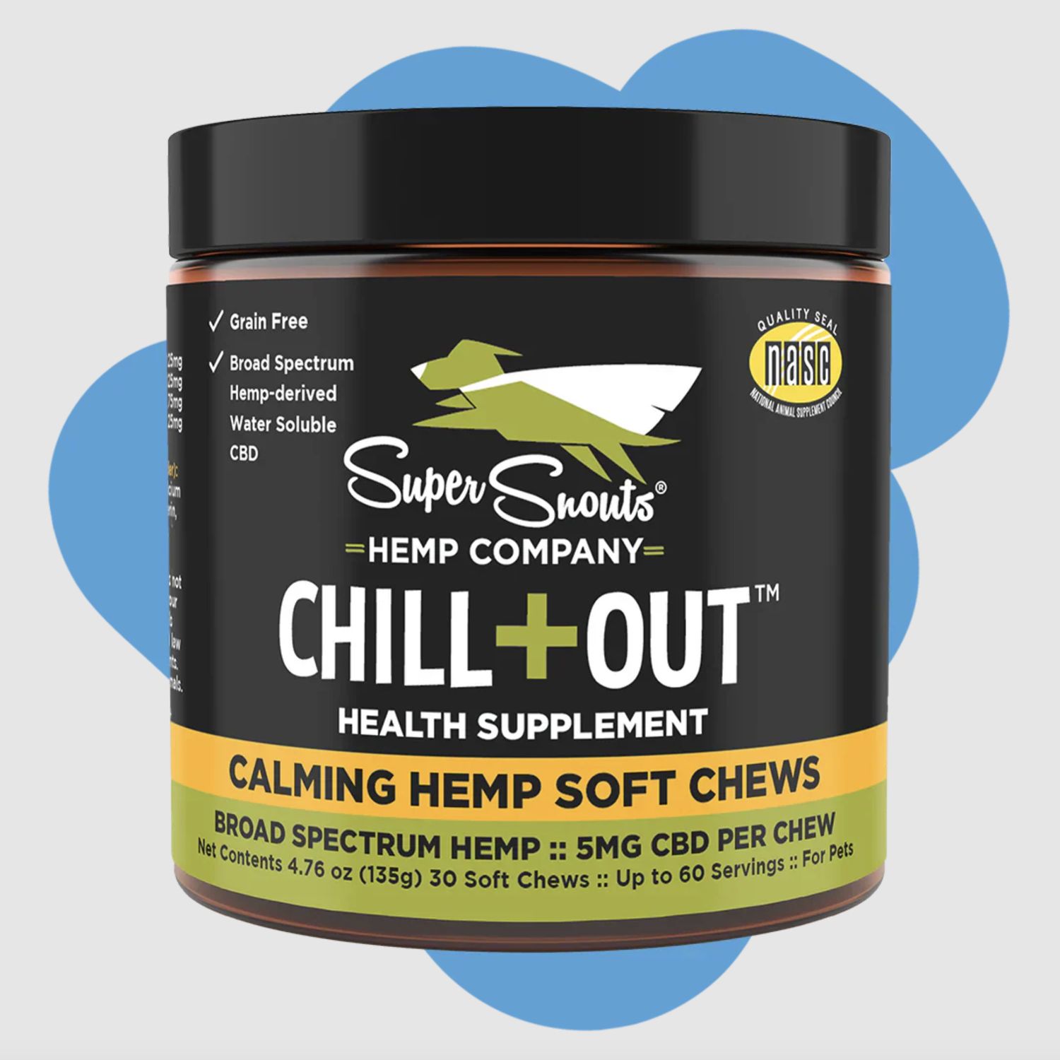 Super Snouts Dog Chill Out Calming Chews 30ct