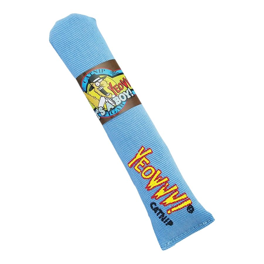 Yeowww! Cat Catnip Cigar, Color: Blue