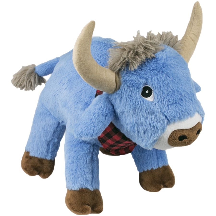 Tall Tails Dog Plush Crunch - Squeak - Crinkle Blue Ox 10''
