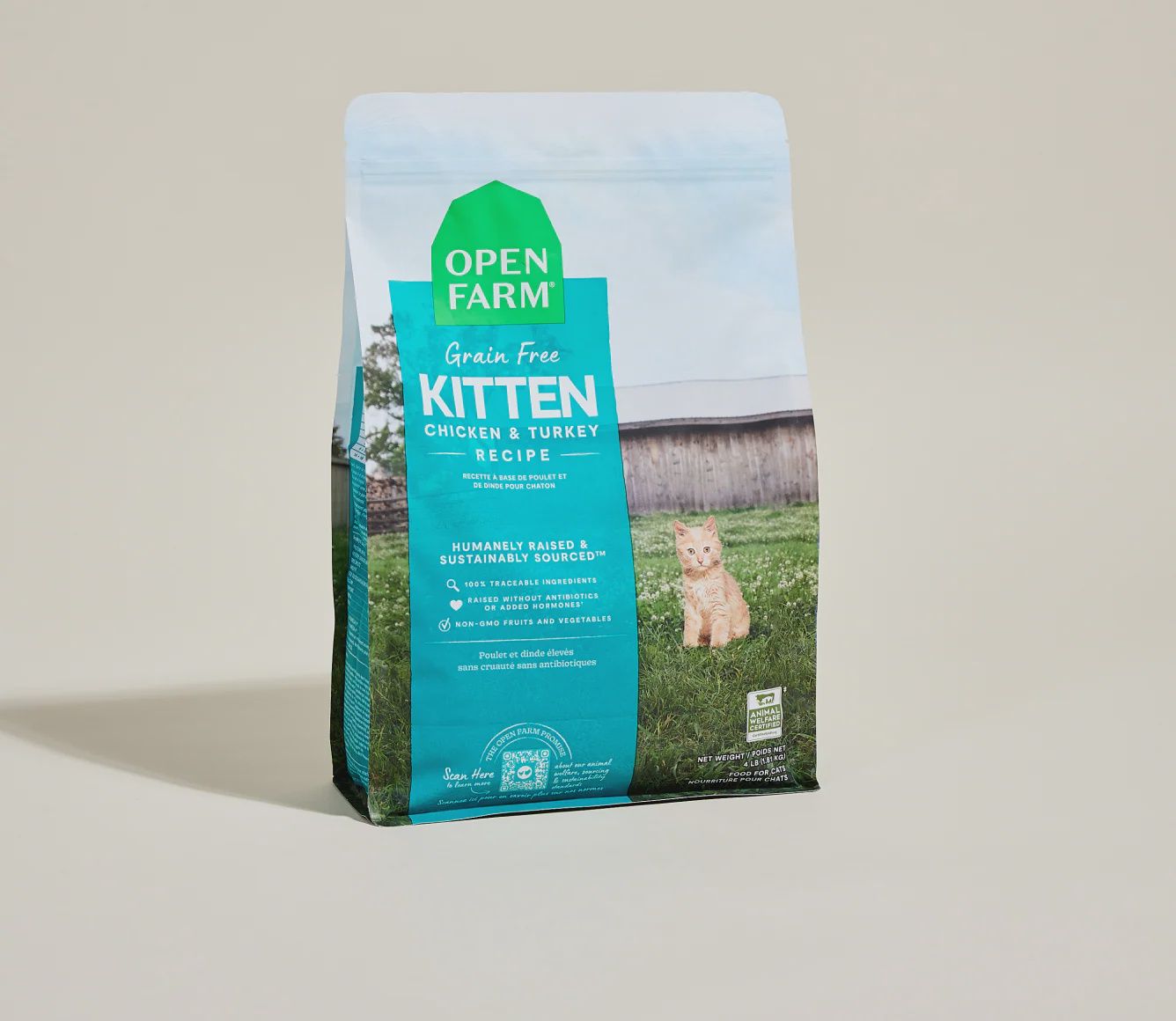 Open Farm Cat Grain Free Kitten, Size: 2lb