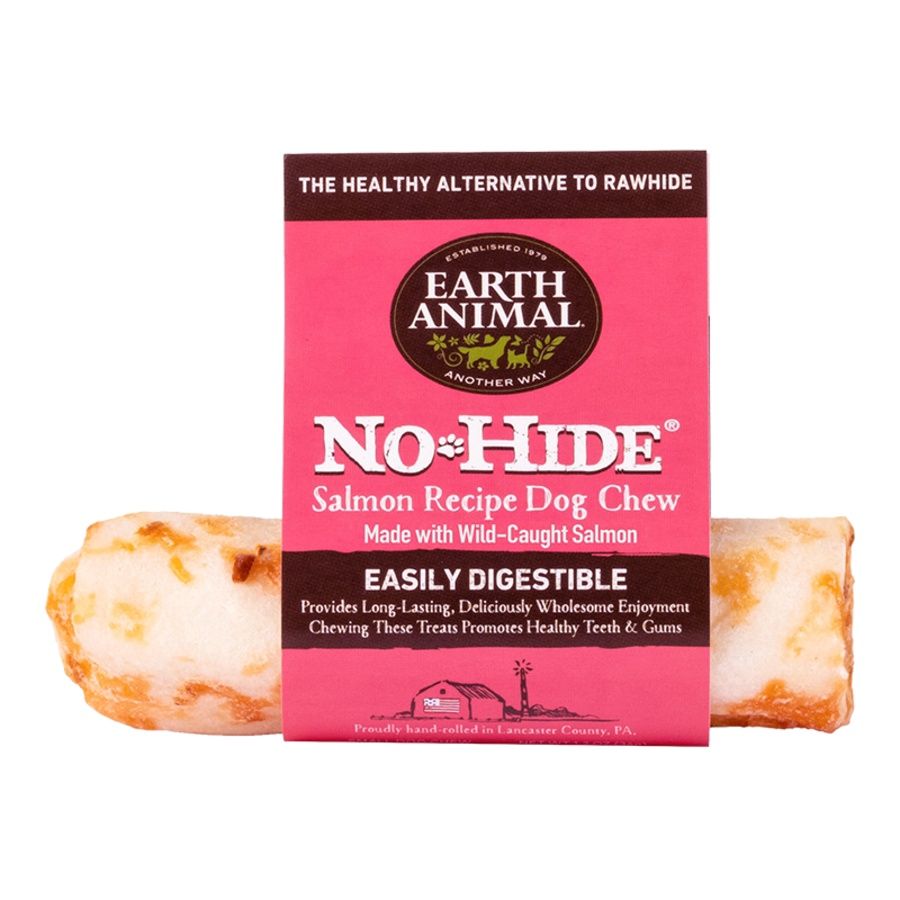 Earth Animal Dog No-Hide Chew Salmon, Size: Small Single