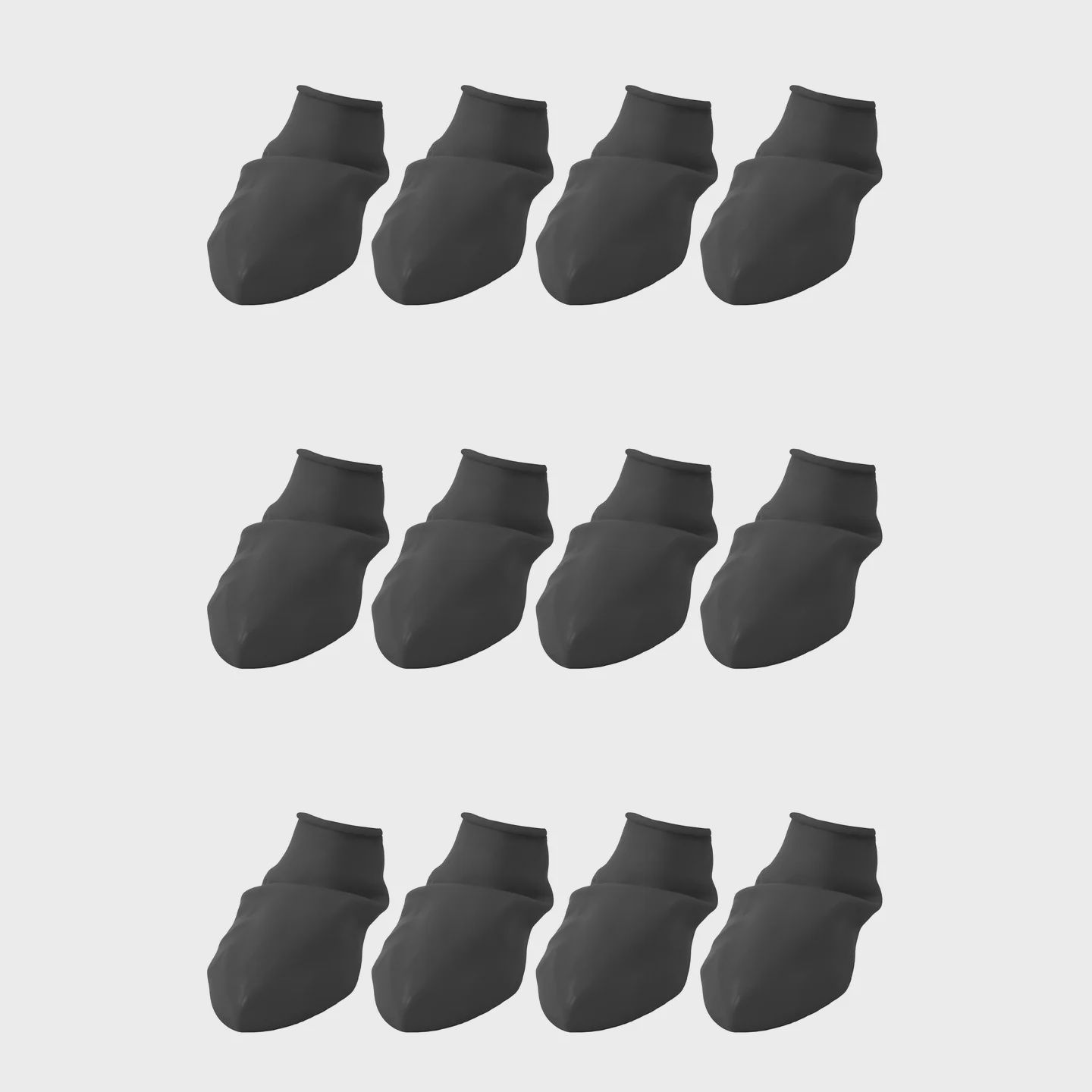 Pawz Dog Boots Black 12 Count, Size: XSmall