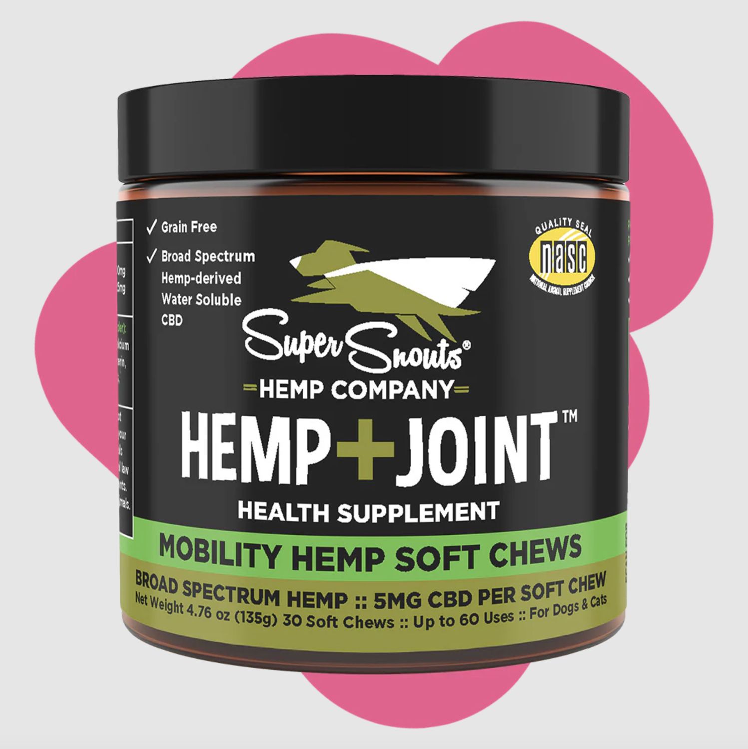 Super Snouts Dog Hemp &amp; Joint Mobility Chews 30ct