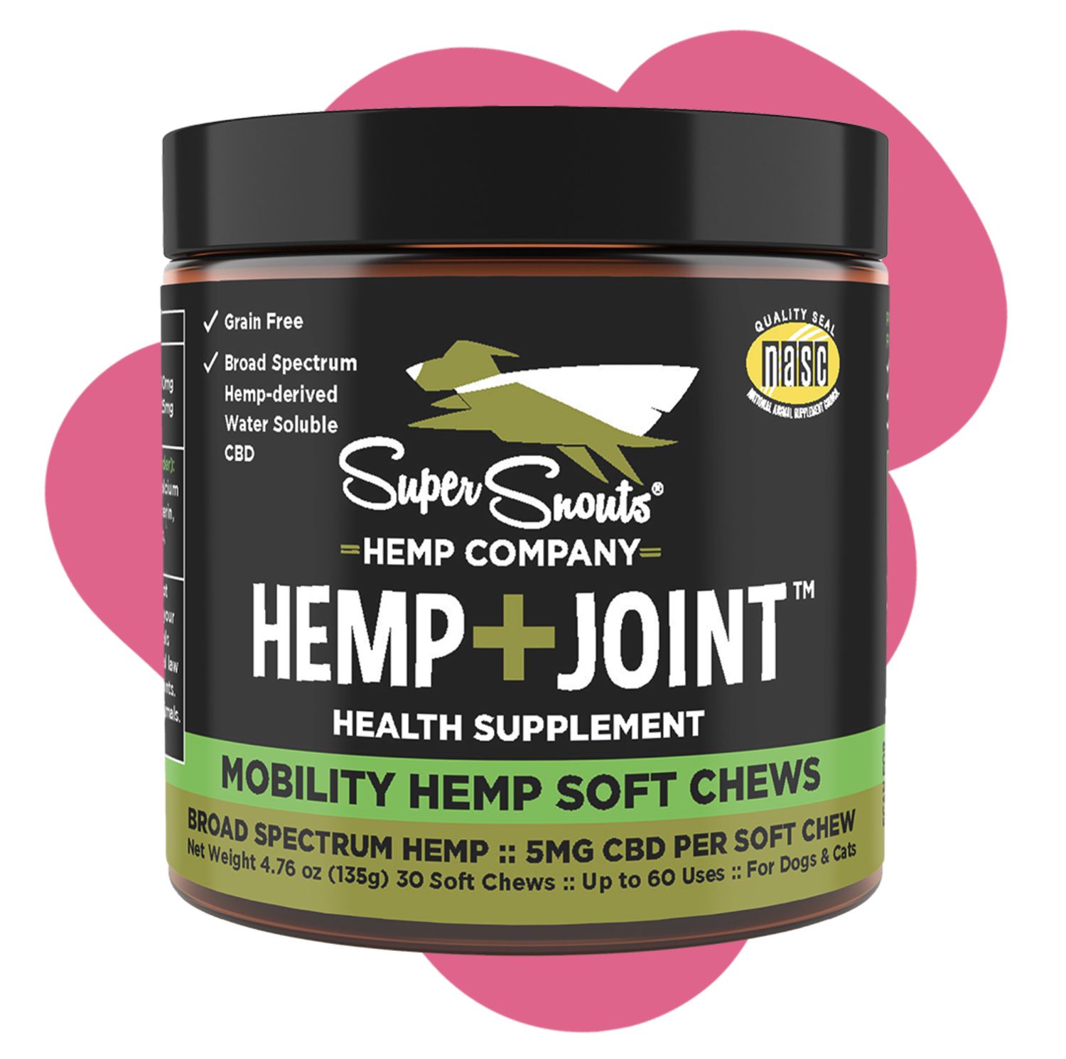 Super Snouts Dog Hemp &amp; Joint Mobility Chews 30ct