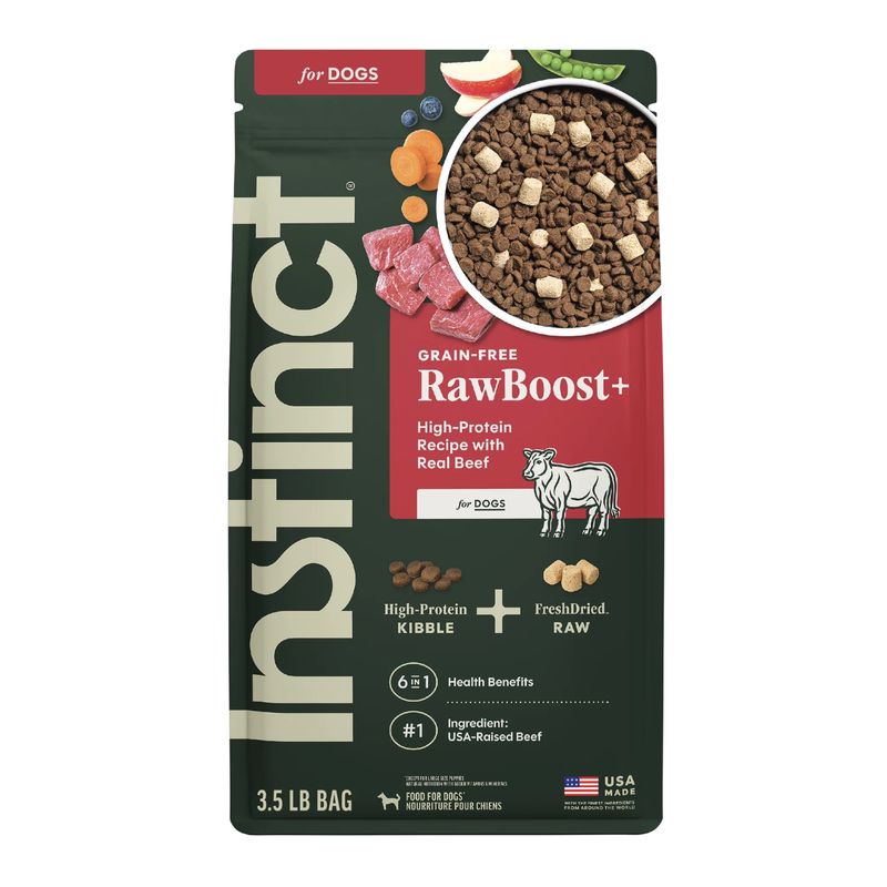 Instinct Dog RawBoost+ Real Beef Kibble