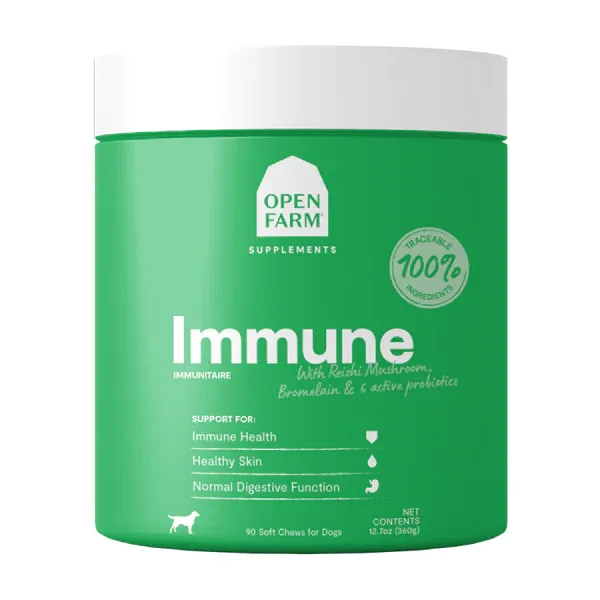 Open Farm Dog Supplement Immune 90count
