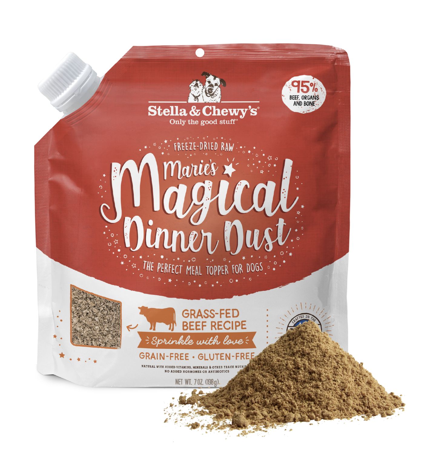 Stella &amp; Chewy's Dog Freeze-Dried Magical Dust Beef 7oz