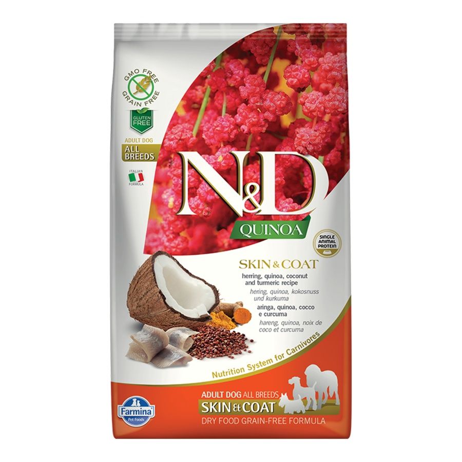 Farmina Dog Quinoa Skin &amp; Coat Herring, Size: 5.5lb