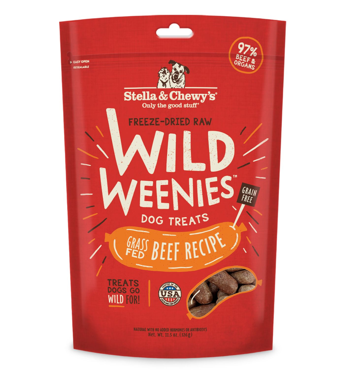 Stella &amp; Chewy's Dog Freeze-Dried Weenie Beef, Size: 3.25oz
