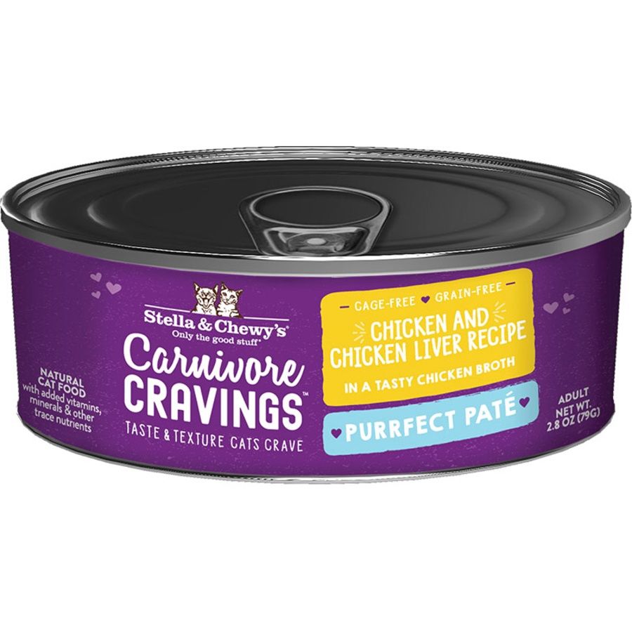 Stella &amp; Chewy's Cat Purrfect Pate Chicken &amp; Chicken Liver, Size: 2.8oz