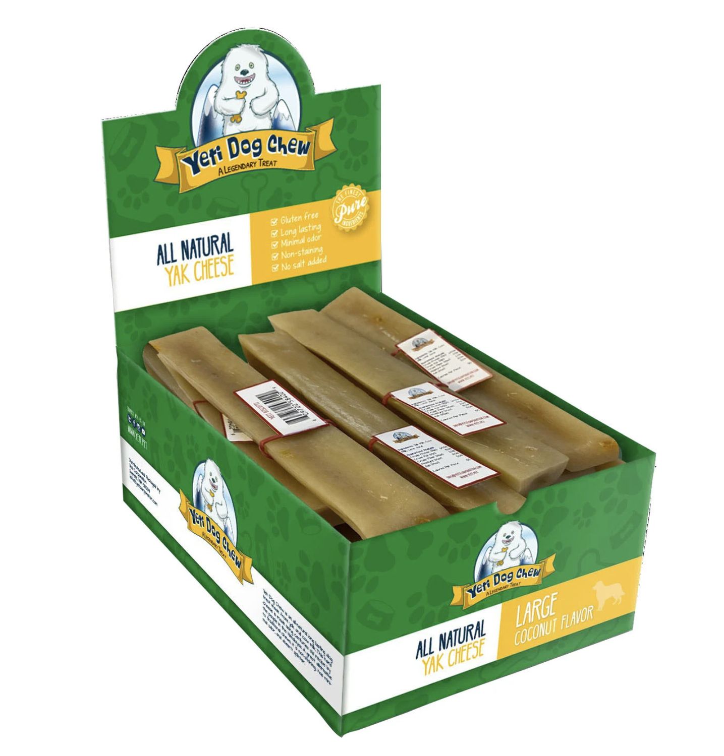 Yeti Dog Chew Yak Cheese Large Coconut Single