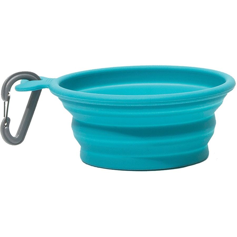 Messy Mutts Dog Collapsible Bowl, Color: Blue, Size: 1.5 Cup (12oz)