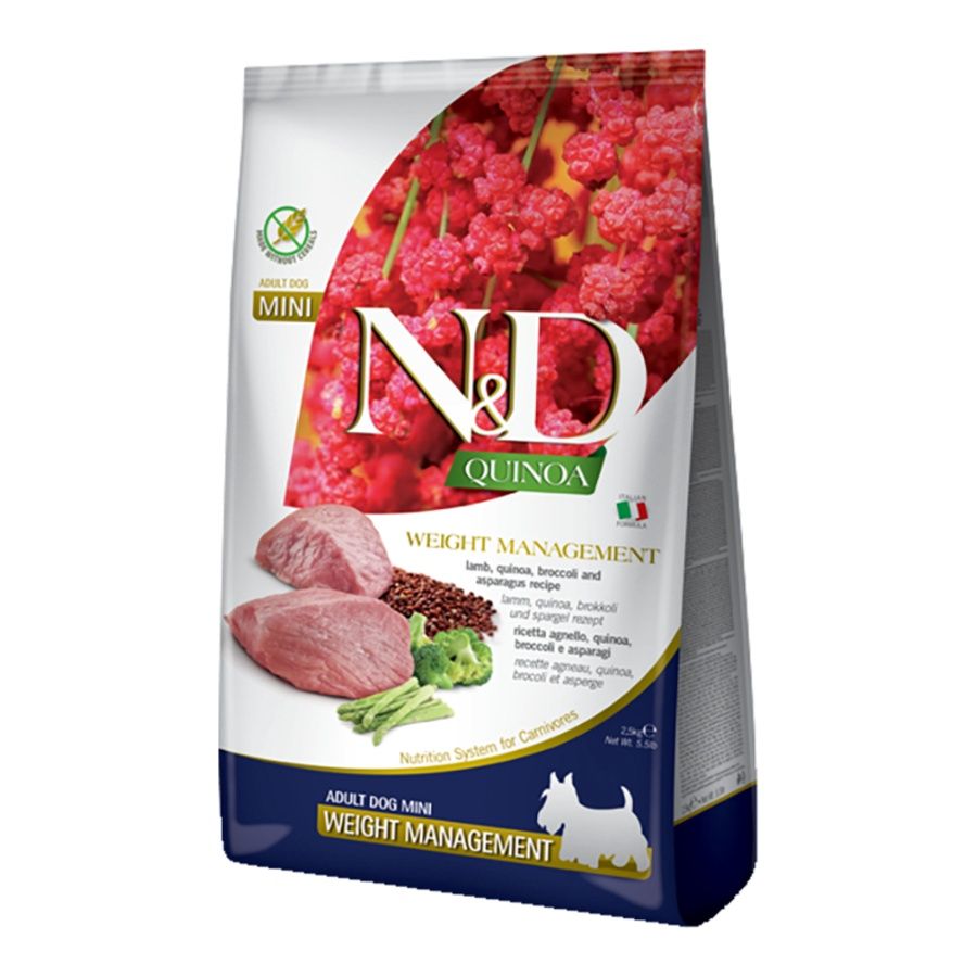 Farmina Dog Quinoa Weight Management Lamb, Dog Size: Mini, Size: 5.5lb