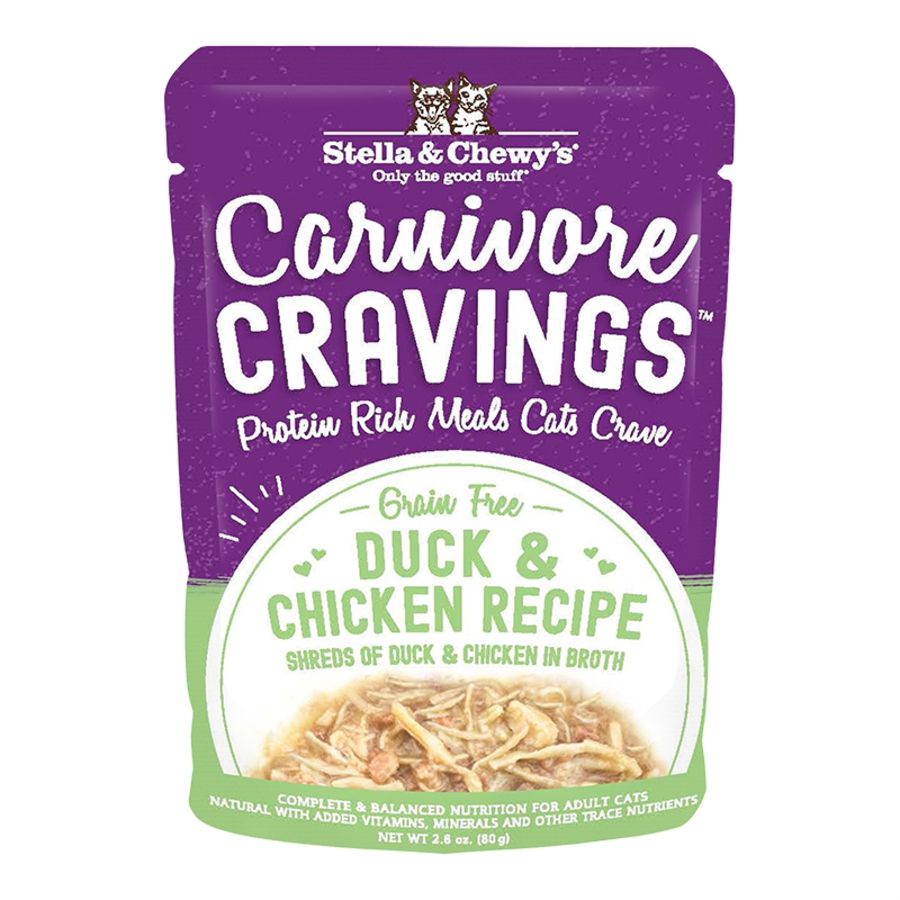 Stella &amp; Chewy's Cat Shreds Duck &amp; Chicken 2.8oz