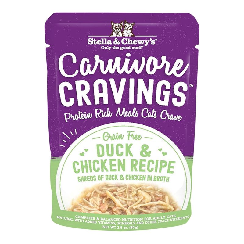 Stella &amp; Chewy's Cat Shreds Duck &amp; Chicken 2.8oz