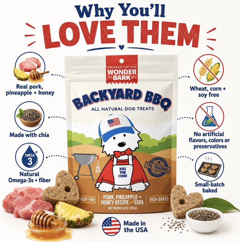 Wonder Bark Dog Backyard BBQ Treats 6oz