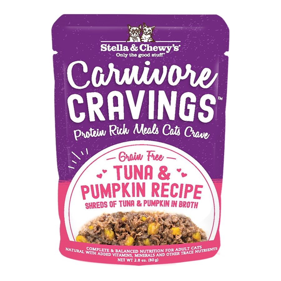 Stella &amp; Chewy's Cat Shreds Tuna &amp; Pumpkin 2.8oz