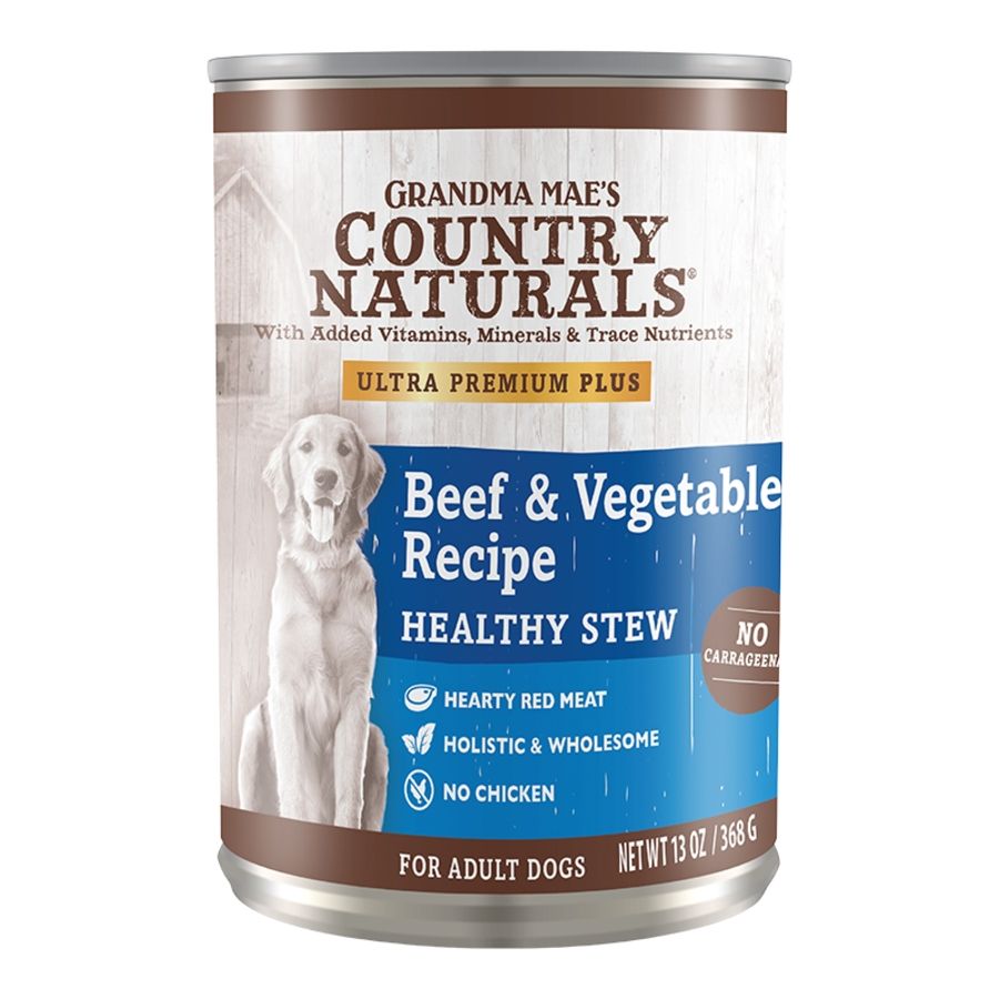 Grandma Mae's Dog Stew Beef &amp; Vegetable 13oz