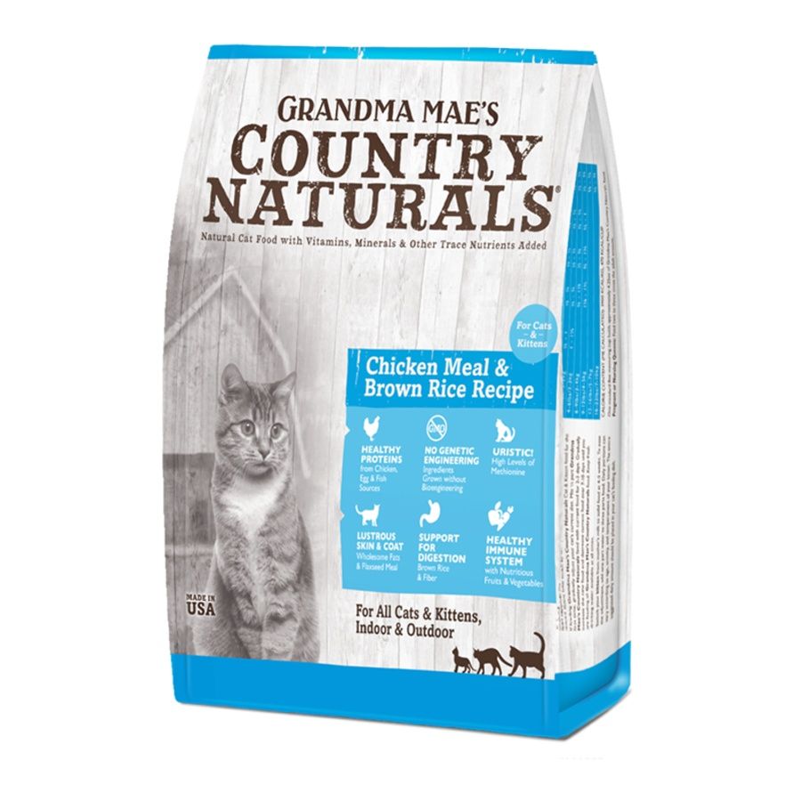 Grandma Mae's Cat Grain Free Chicken &amp; Brown Rice, Size: 3lb