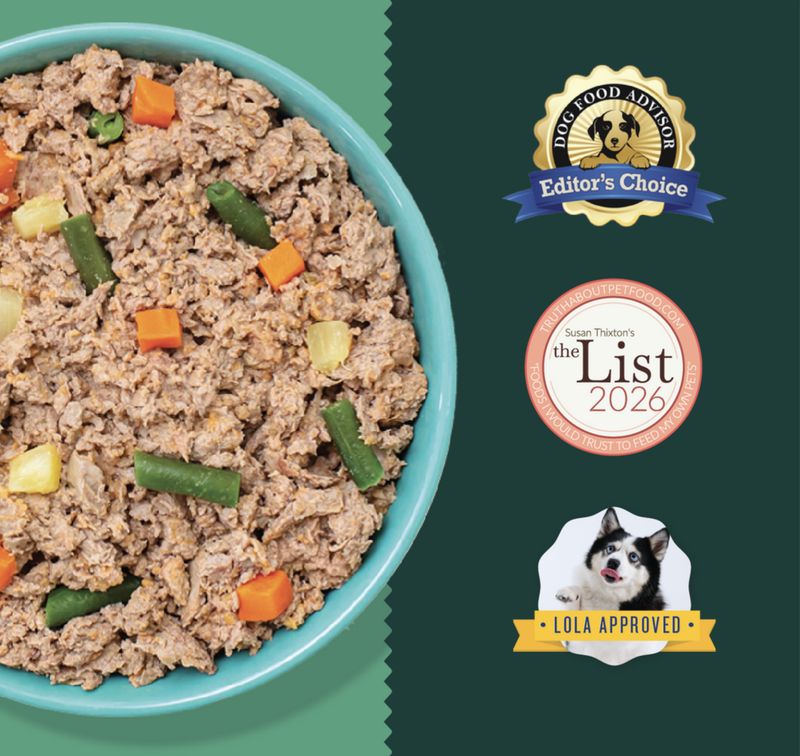 A Pup Above Frozen Gently Cooked Porky's Luau