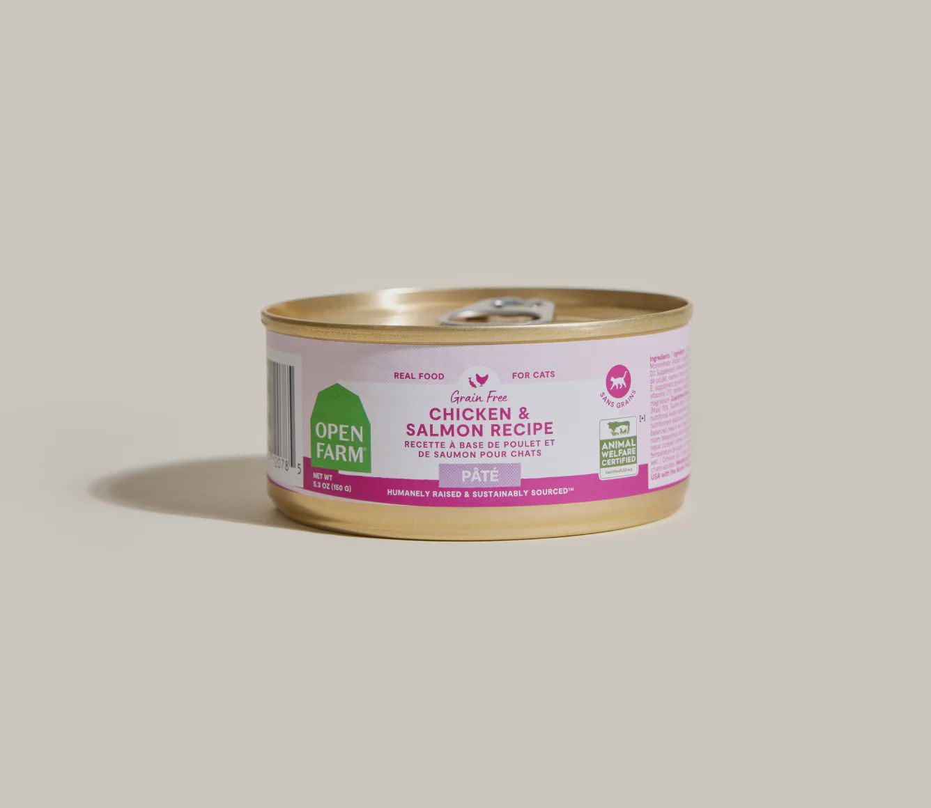 Open Farm Cat Can Chicken &amp; Salmon Pate, Size: 2.8oz