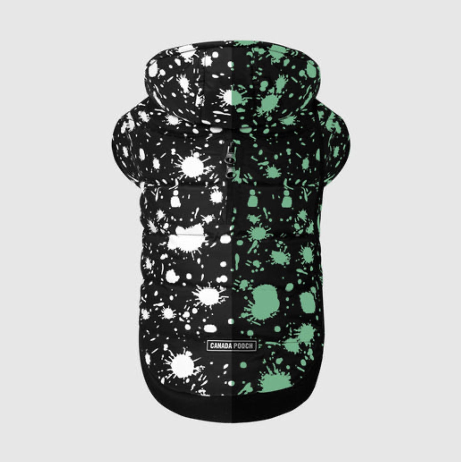 Canada Pooch Prism Puffer, Color: Glow In The Dark, Size: 28