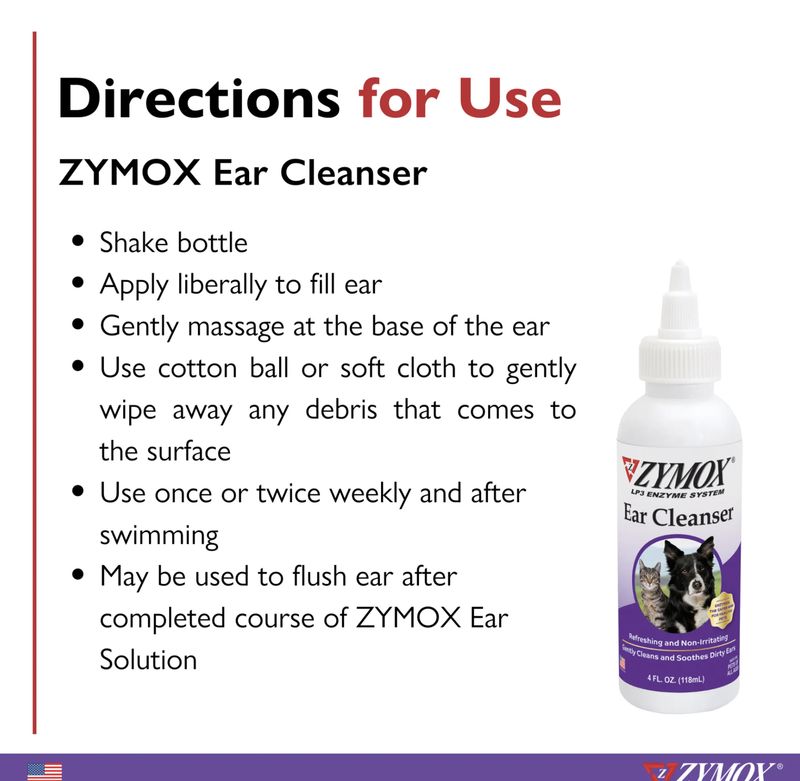 Zymox Enzymatic Ear Cleanser 4oz