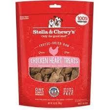 Stella &amp; Chewy's Dog Freeze-Dried Treat Chicken Hearts, Size: 3oz