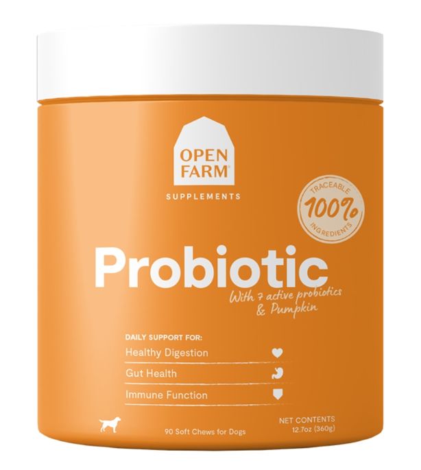 Open Farm Dog Supplement Probiotic 90count