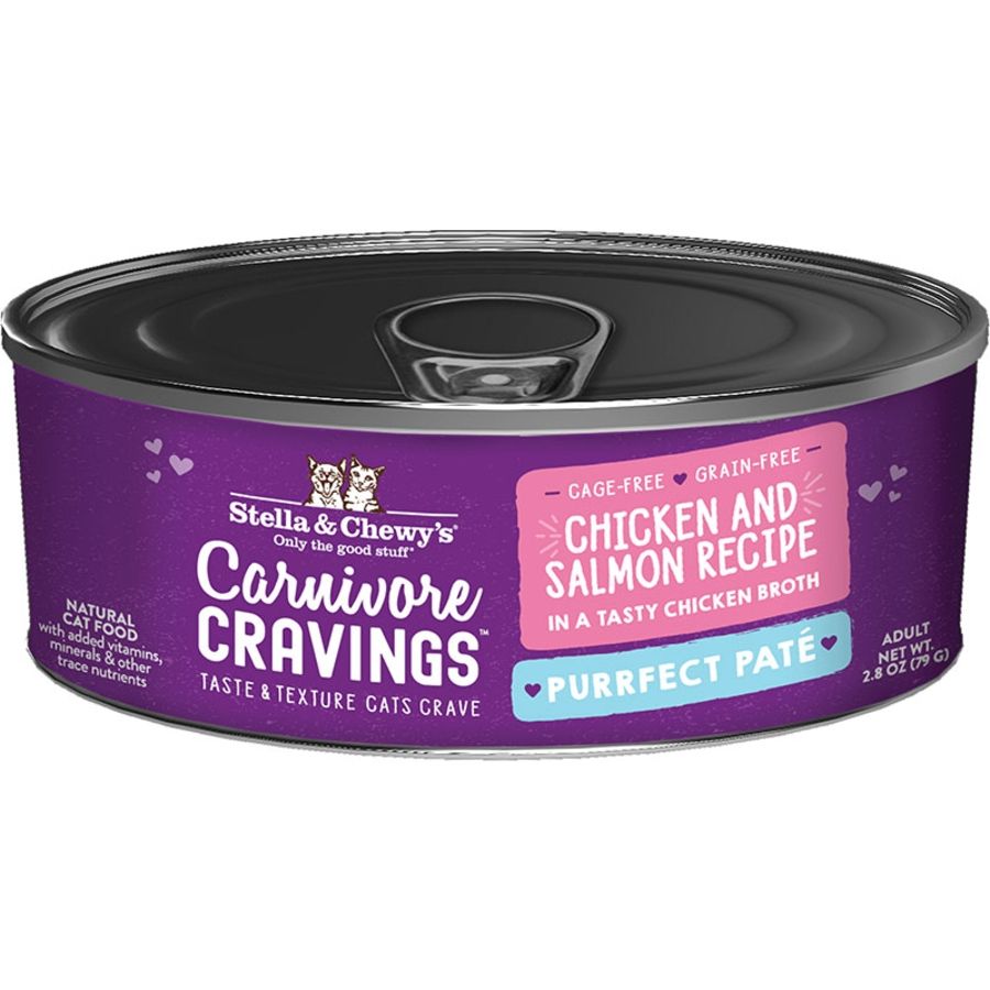 Stella &amp; Chewy's Cat Purrfect Pate Chicken &amp; Salmon, Size: 2.8oz