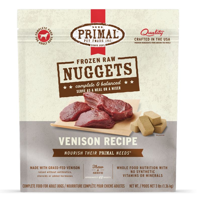 Primal Dog Frozen Raw Venison