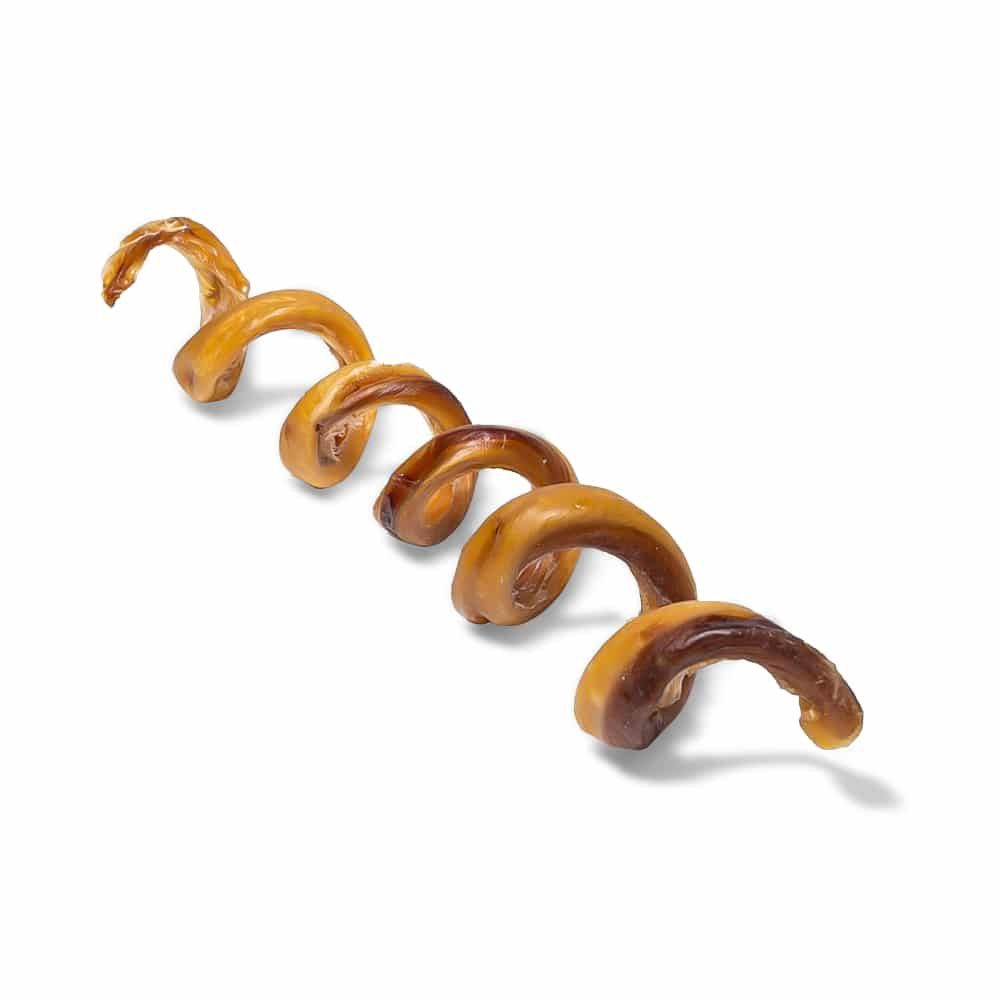 Mika &amp; Sammy's Dog Spiral Bully Stick, Size: 12''
