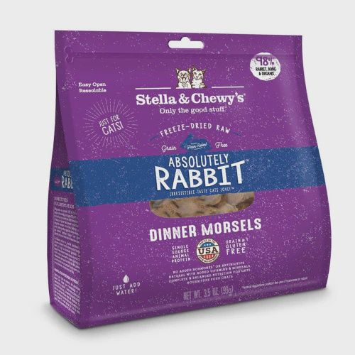 Stella &amp; Chewy's Cat Freeze-Dried Rabbit, Size: 3.5oz