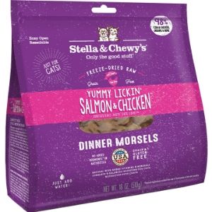 Stella &amp; Chewy's Cat Freeze-Dried Salmon &amp; Chicken 18oz