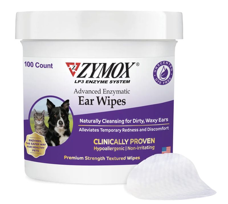 Zymox Advanced Enzymatic Ear Wipes 6oz