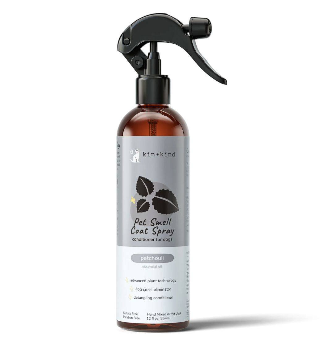 kin+kind Dog Smell Coat Spray Patchouli 12oz