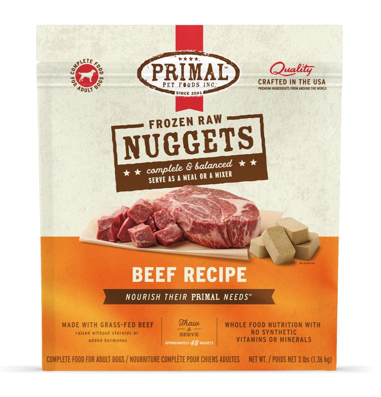 Primal Dog Frozen Raw Beef