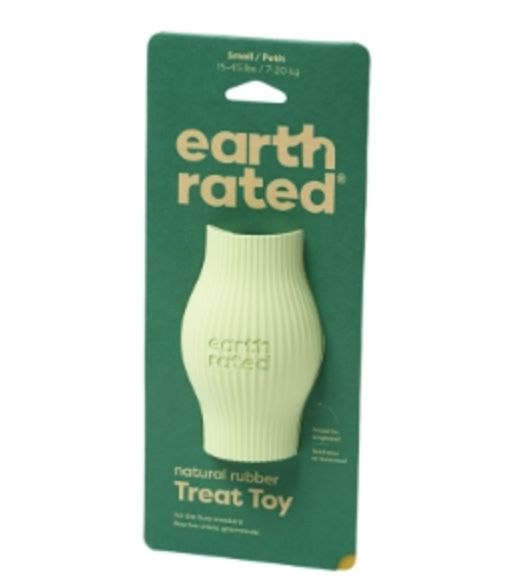 Earth Rated Dog Treat Toy Green Rubber, Size: small