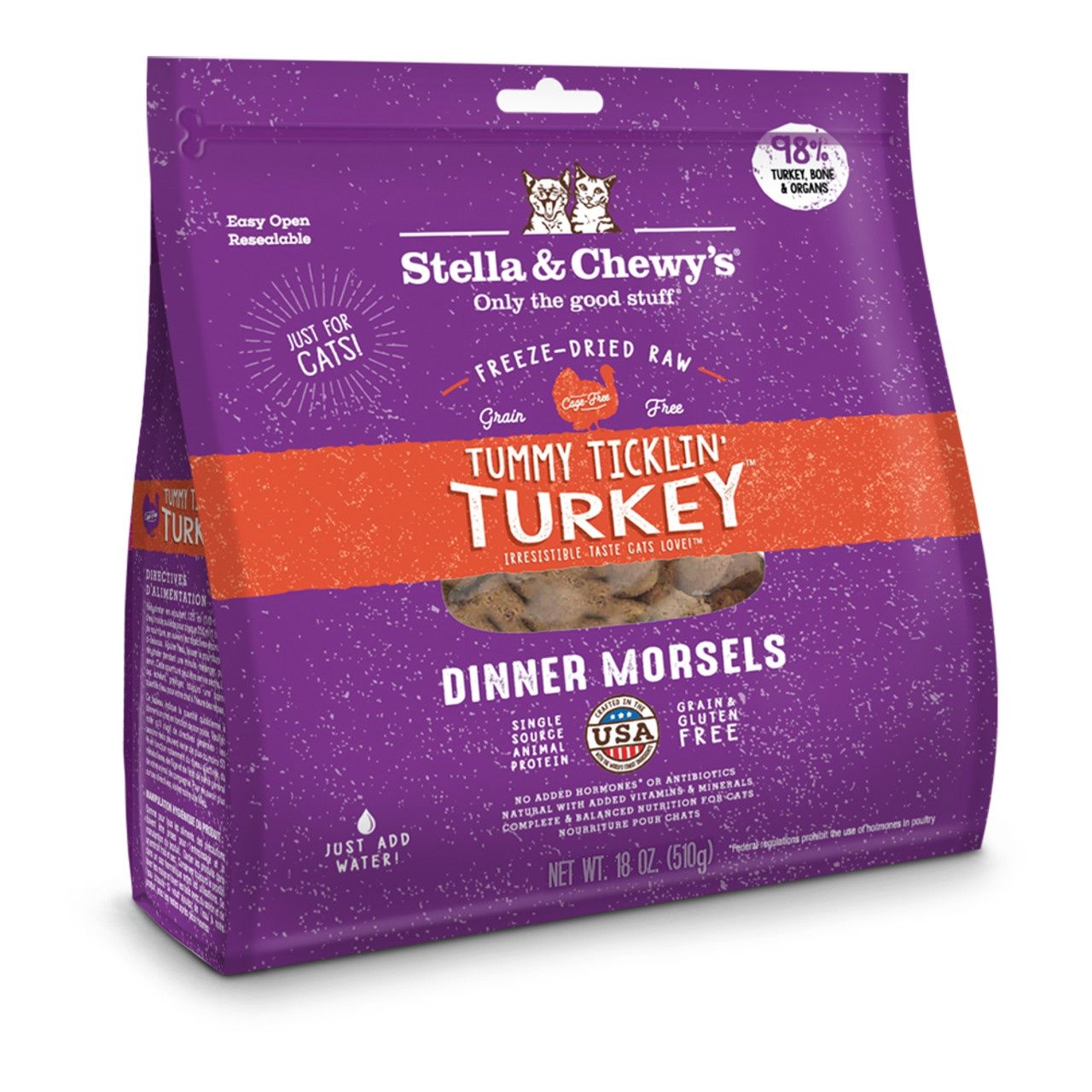 Stella &amp; Chewy's Cat Freeze-Dried Turkey, Size: 3.5oz