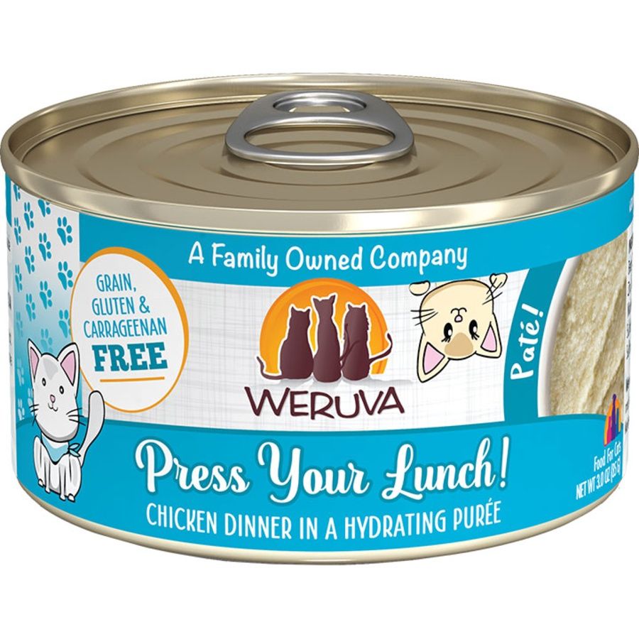 Weruva Cat Pate Press Your Lunch Can, Size: 3oz