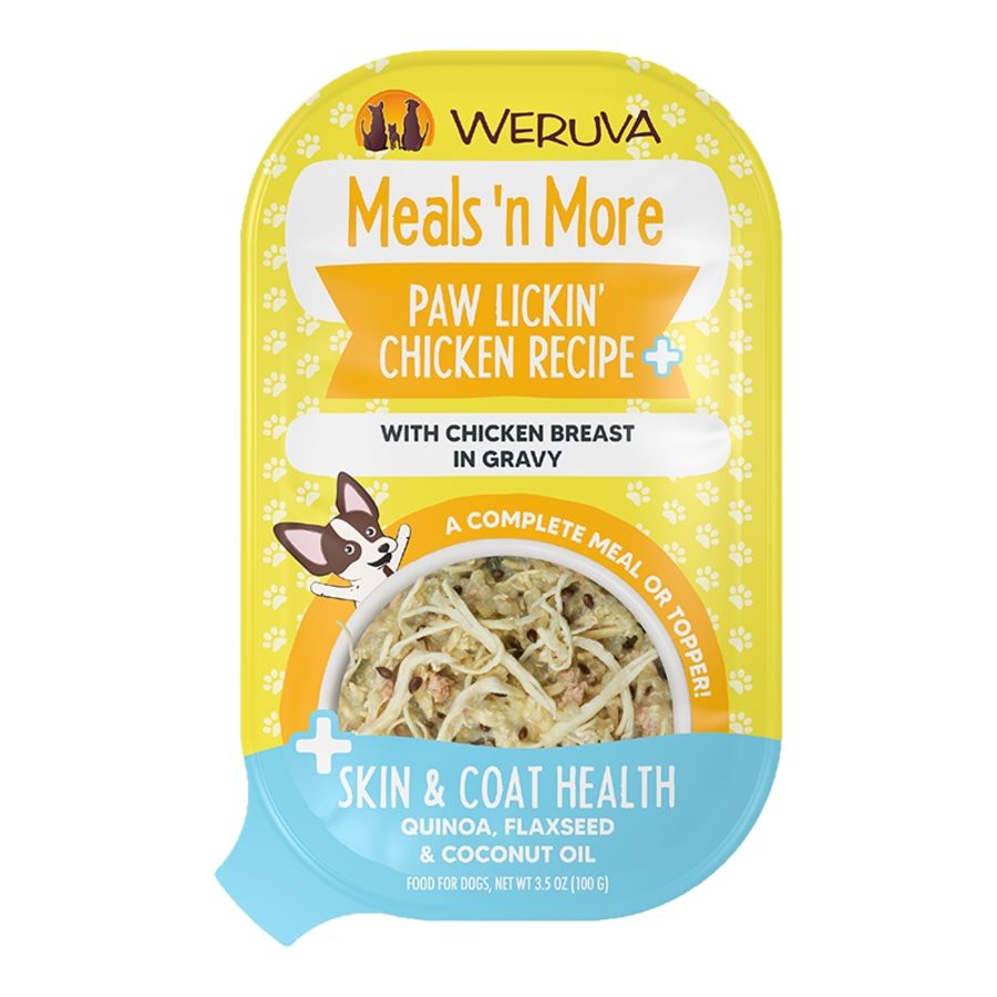 Weruva Dog Meals N More Paw Lickin' Chicken Cup 3.5oz