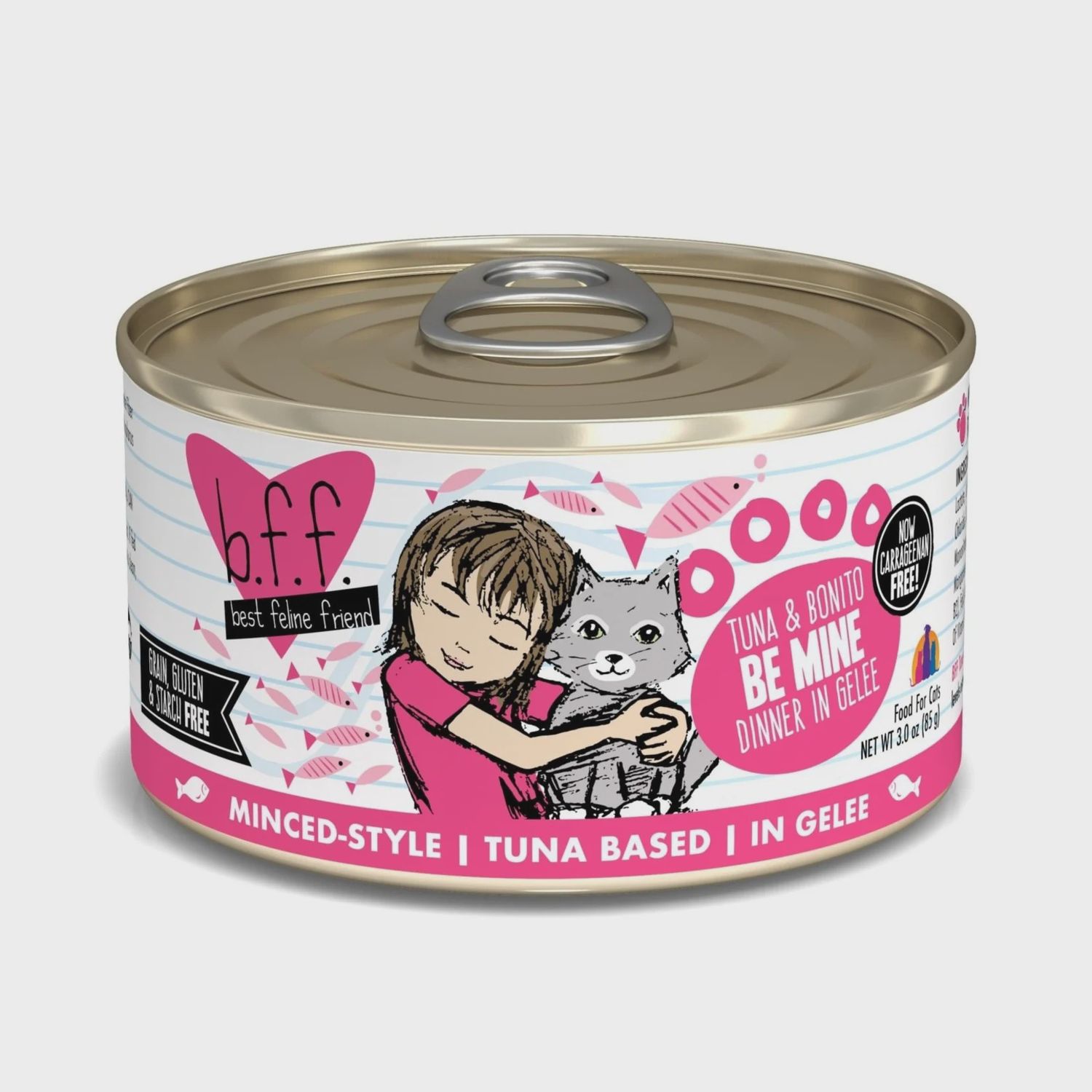 Weruva Cat BFF Be Mine Tuna Bonito Can, Size: 3oz