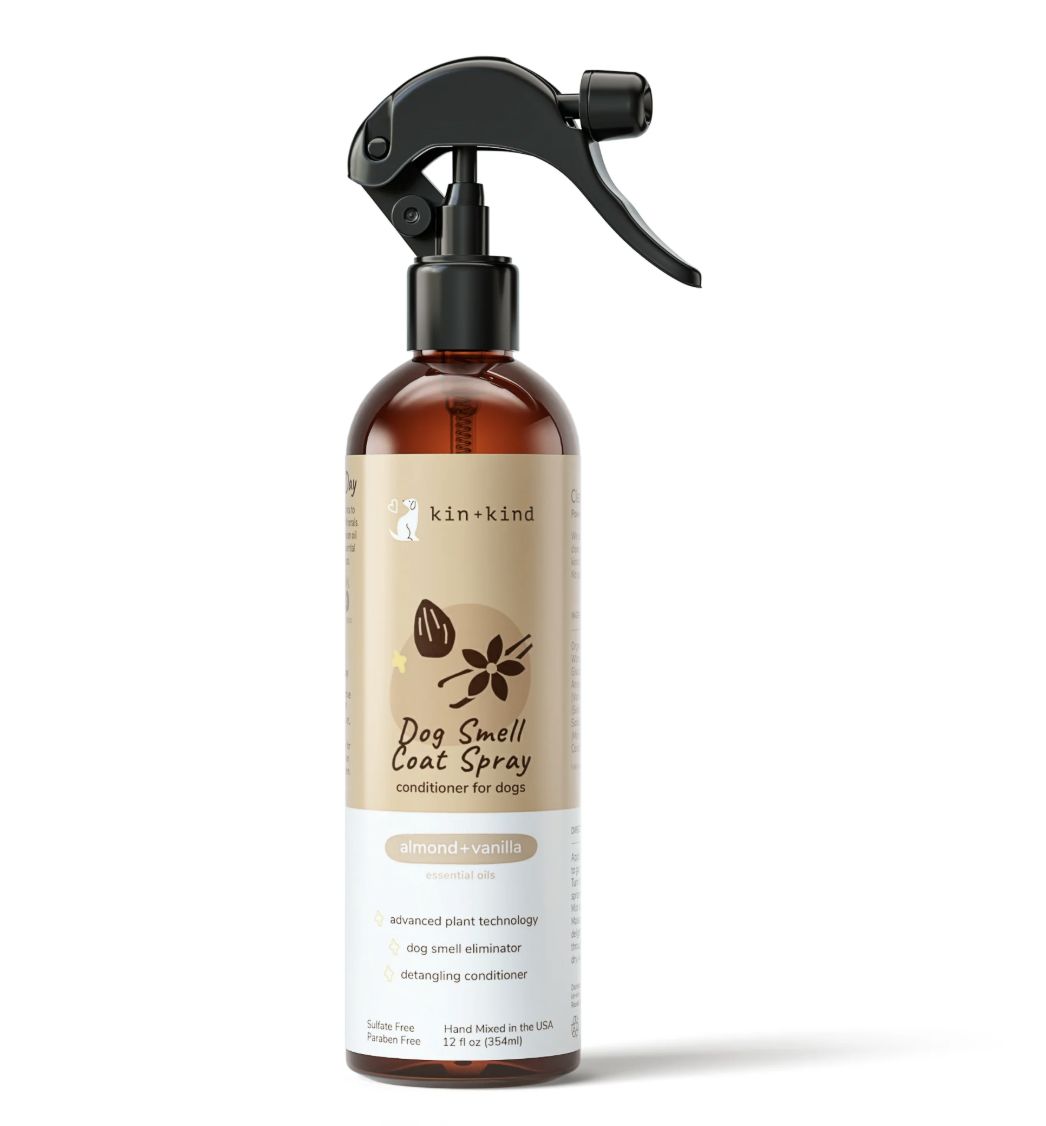 kin+kind Dog Smell Coat Spray Almond &amp; Vanilla 12oz