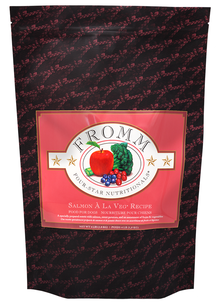 Fromm Dog 4 Star Salmon A La Veg, Size: 4 lb