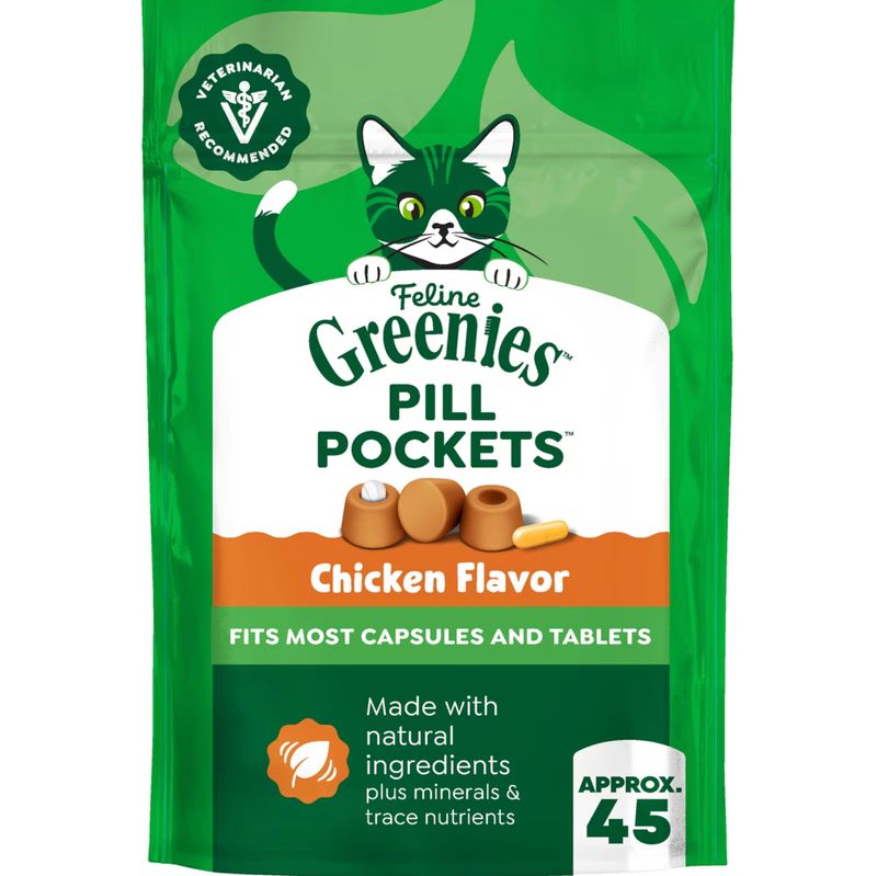 Greenies Cat Pill Pockets Capsule Chicken